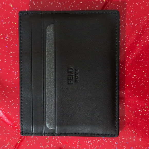 [Unisex] Fendi Card Holder Black - Picture 3 of 6
